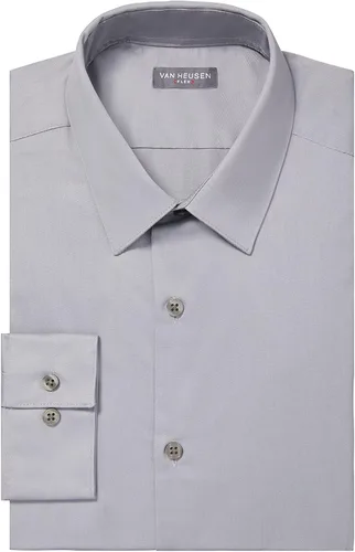 Vista 3 de Van Heusen Camisa de vestir para hombre Slim Fit Flex Cuello Elástico Sólido