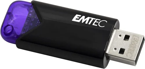 Vista 5 de Emtec Click Easy B110 - Unidad flash USB 3.0 (3.2), 256 GB de almacenamiento externo, color rojo, negro