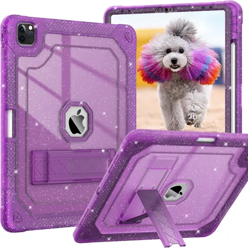 Vista 9 de ZoneFoker Funda para iPad Pro 12.9 Pulgadas 6ª/5ª/4ª/3ª Generación 2022/2021/2020/2018, Funda Protectora Esbelta y Resistente para iPad Pro 12.9