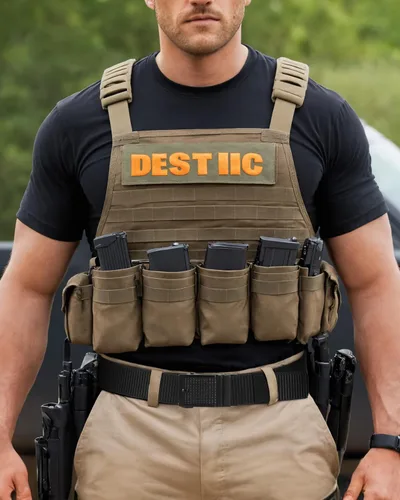 Vista 2 de YOETEY Ratchet Tactical Belt for Men - 1.5" Military Nylon Web Belts for Heavy Duty Work - Slide Buckle Fit Pants