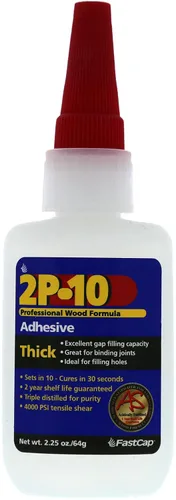 Vista 13 de FastCap 2P-10 - Medio - Pegamento de fuerza industrial - CA (adhesivo de cianoacrilato) - 2.25 oz/64 g. Perfecto para proyectos de uso general.