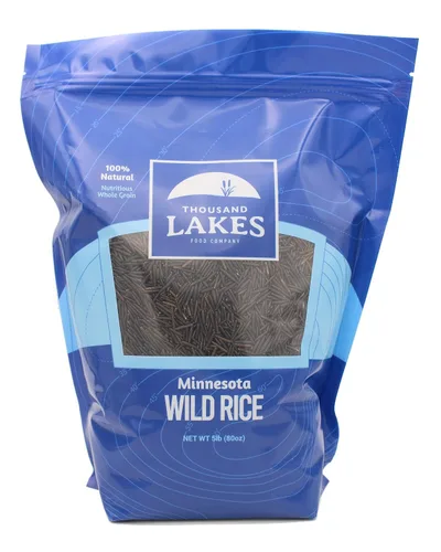 Vista 10 de Thousand Lakes Arroz Silvestre Cultivado en Minnesota - 3 libras (48 onzas) - Bolsa a Granel 100% Arroz Silvestre Totalmente Natural