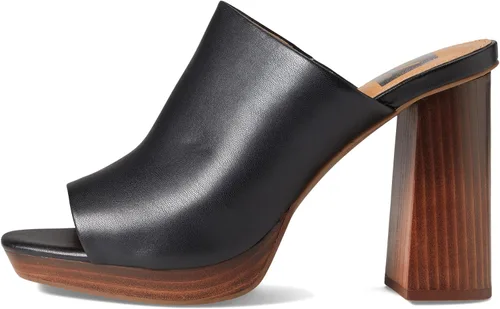 Vista 4 de DV Dolce Vita Sandalias de tacón Perla para mujer, color negro liso, talla 6, Negro liso