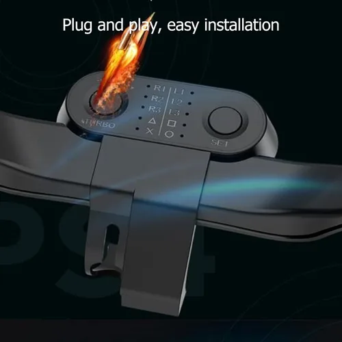 Vista 6 de Paletas de control multifunción ergonómicas de 10 teclas de mapeo trasero para controlador PS4