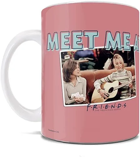 Vista 76 de Trend Setters Friends the Television Show – 25 años – Mercancía oficial – Taza de café o té de cerámica blanca de 11 onzas – perfecta para regalar
