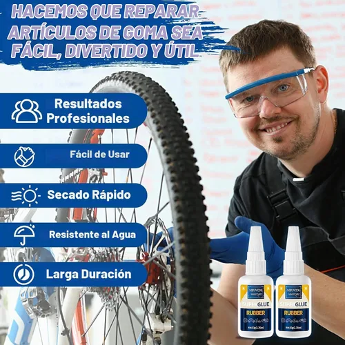 Vista 3 de Pegamento de goma 3.53 oz, pegamento transparente para goma, neumáticos RC
