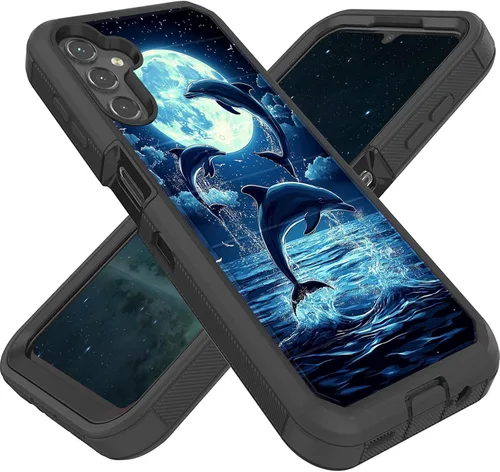 Vista 71 de Diseñada para Galaxy A17 5G de 6.7 pulgadas, resistente, resistente y duradera, a prueba de golpes, híbrida de doble capa, funda protectora de doble