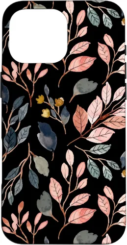 Vista 19 de iPhone 16 Green Botanical Fern Foliage Watercolor Floral Pattern Case