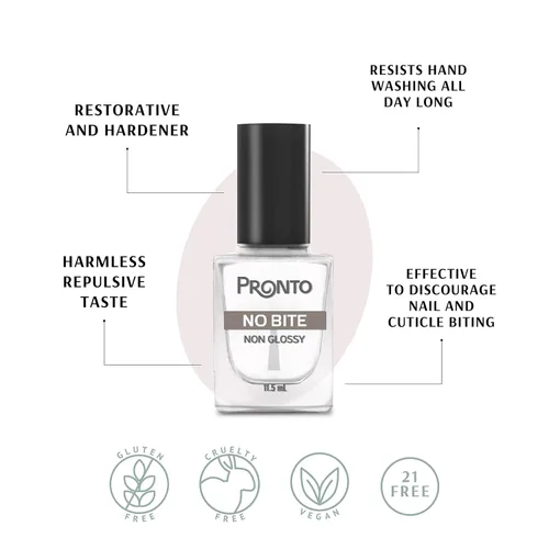 Vista 5 de Eternal Stop No Bite - Tratamiento para morder uñas Esmalte de uñas amargo para ayudar a detener la mordedura de uñas y chupar el pulgar