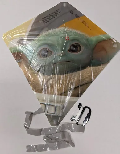 Vista 3 de EZBreezy Cometa de diamante de 22" Poly Baby Yoda