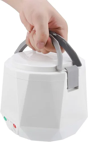 Vista 5 de 24V 140W 1.6 L Eléctrica Portátil Multifuncional Arrocera Cocina Vaporizador de Alimentos para Camión (Blanco)