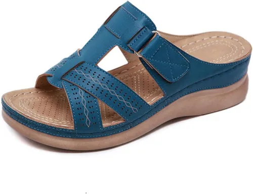 Vista 15 de Ladmiple - Sandalias ortopédicas de verano para mujer con soporte de arco para fascitis plantar