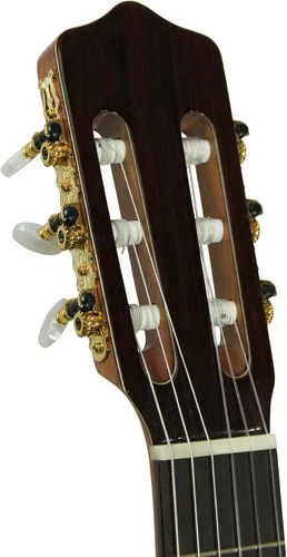 Vista 3 de Kremona Rosa Morena – Guitarra Flamenca – Hecho a mano en Europa – Bolsa acolchada incluida