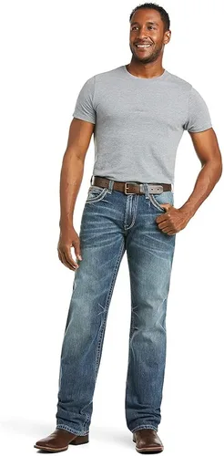 Vista 6 de ARIAT Pantalones de mezclilla M4 de talle bajo para hombre