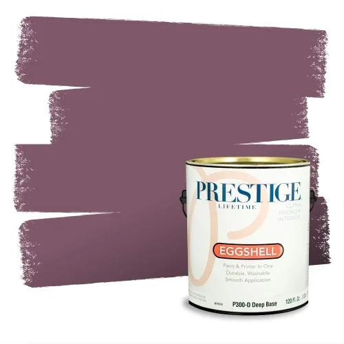 Vista 413 de Prestige Paints Pintura exterior e imprimación en uno, 1 galón, plano, coincidencia comparable de Valspar* Amber Rose*