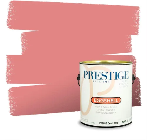 Vista 485 de Prestige Paints Pintura exterior e imprimación en uno, 1 galón, plano, coincidencia comparable de Valspar* Amber Rose*