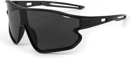 Vista 2 de FEISEDY Gafas de sol unisex para jóvenes, gafas de sol de béisbol y tenis, UV400 deportivas para niños y niñas, pantallas de ciclismo B4064