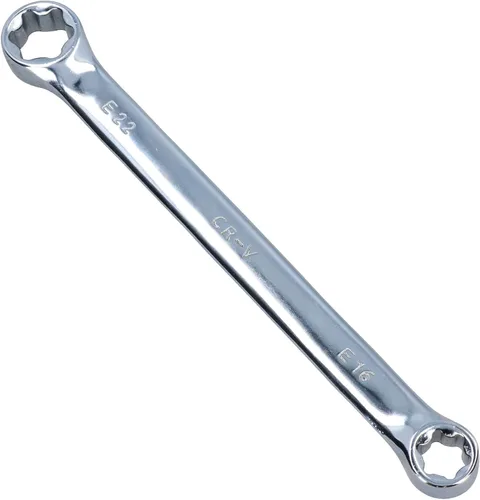 Vista 4 de AB Tools E6 x E8 Short Torx E llave inglesa hembra Star Caja de doble extremo