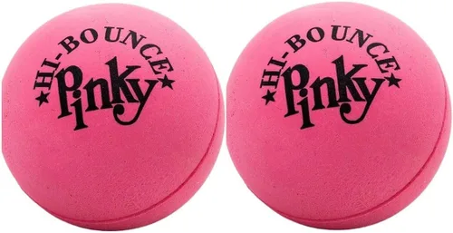 Vista 10 de Hi-Bounce Pinky Ball (paquete de 6) por JA-RU. Pelotas hinchables de goma para niños y adultos. Pelota de rebote rosa pequeña. Recuerdos de fiesta
