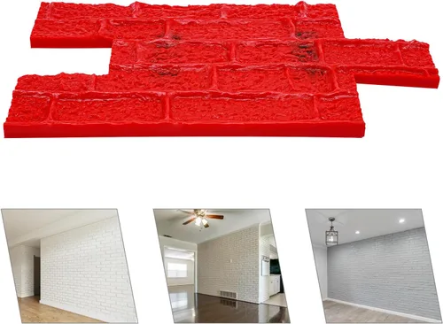 Vista 5 de 22 "x 12" Pu Concrete Stamp Mat, grande decorativo hormigón piso cemento yeso impresión textura sello Mat cemento sellado sellos de poliuretano