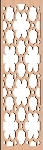 Vista 64 de 9 3/8"W x 24 3/8"H x 1/4"T Southgate Decorativos Paneles De Pared De Madera Calado, Abedul
