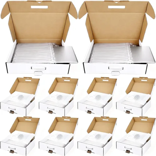 Vista 7 de Dunzoom Paquete de 10 cajas de envío para laptop con bolsas inflables para Marrón