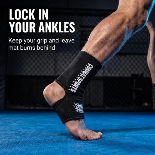 Vista 2 de Combat Sports Muay Thai MMA Tobilleras Azul