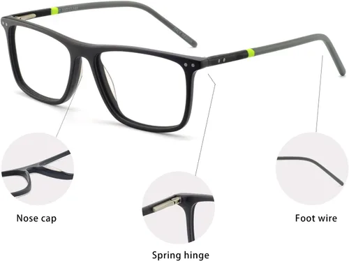 Vista 5 de OCCI CHIARI Gafas de moda Marco Gafas de computadora Gafas Hombres