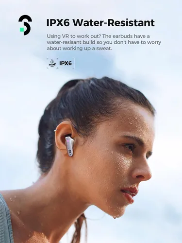 Vista 8 de SOOMFON VR Wireless Gaming Earbuds 16ms Low Latency, Dual Connection, 2.4GHz Wireless, USB-C Dongle Included-Compatible with Meta Quest 3,Quest