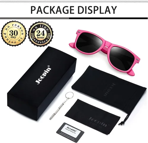 Vista 6 de Joopin Gafas de sol cuadradas polarizadas con protección UV para hombre y mujer