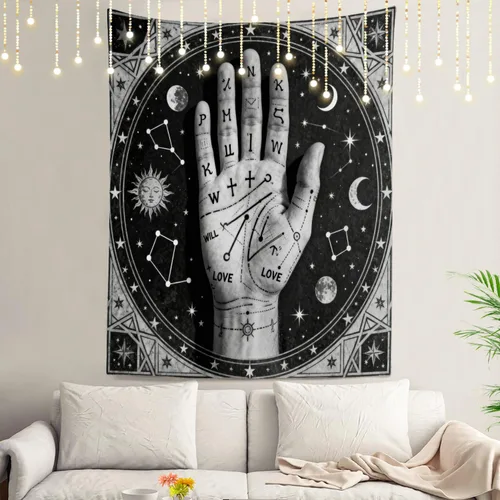 Vista 24 de Shrahala Peaceful Retreat Charming Abode Tapestry, Verdant Landscape Water Wall Hanging Hd Print Polyester Backdrop For Dorm Room Bedroom 30 X 40 In