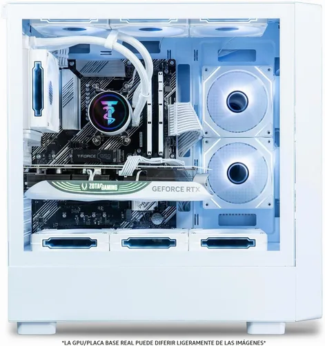 Vista 3 de VIPRTECH Overlord 3.0 Gaming PC, Ryzen 9 7900X, RTX 5070 Ti, 32GB/2TB - WO Negro Nuez (Black Walnut)