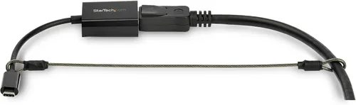 Vista 2 de StarTech - Paquete de 5 cables de seguridad para adaptadores y dongles (CONNLOCKPK5) Acero, Adaptador de cable universal, Cables de sujeción, Kit