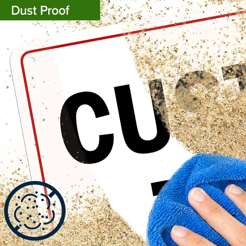 Vista 8 de My Sign Center (Prestige) - Letrero personalizado, para negocios, uso en interiores y exteriores, 7 x 10 pulgadas, libre de óxido, aluminio 040