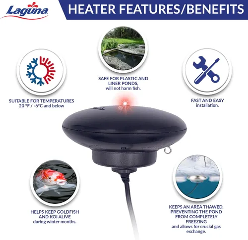 Vista 3 de Laguna PowerHeat descongelador térmico para estanques - 315 W