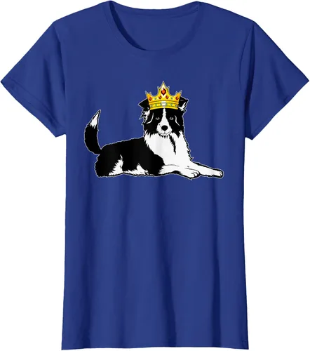 Vista 9 de Border Collie Crown - Camiseta veterinaria de piel de pastoreo de ovejas, Negro