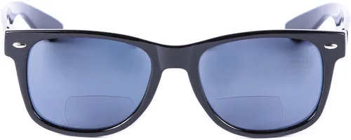 Vista 4 de 2 pares de lentes de sol de lectura bifocales polarizados casi invisibles para hombres y mujeres, fundas rígidas incluidas