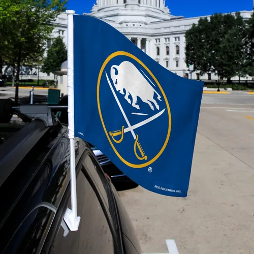 Vista 2 de Rico Industries Bandera de coche alternativa de doble cara de la NHL