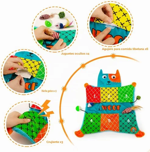 Vista 2 de Juguetes de hierba gatera para gatos