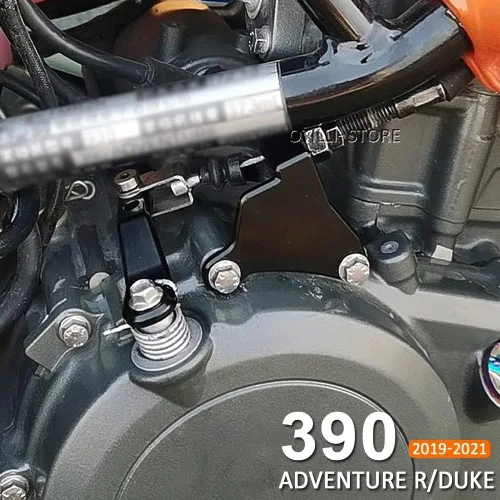 Vista 3 de para KTM 390 Adventure ADV/R y para KTM 390 Duke 1 Finger Clutch Nuevo accesorio de motocicleta Brazo de embrague de palanca sin esfuerzo (negro)