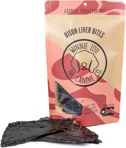 Vista 16 de Winnie Lou Bison Burger Jerky - Golosinas para perros, ingredientes limitados, grado humano, golosinas de entrenamiento para perros pequeños