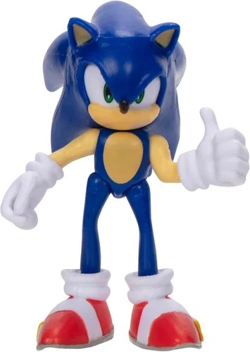 Vista 4 de Sonic The Hedgehog Las mejores figuras de acción de Sonic modernas de 2.5 pulgadas, incluye Sonic, Shadow, Tails y Knuckles