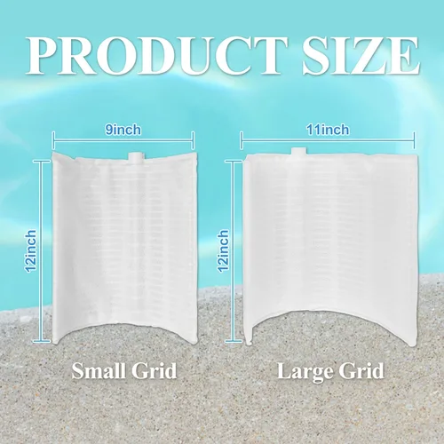 Vista 2 de Juego de filtros de piscina de 24 pies cuadrados - Compatible con Filbur FC-9520, Pleatco PFS1224, Unicel FS-2002, repuesto para rejillas Hayward