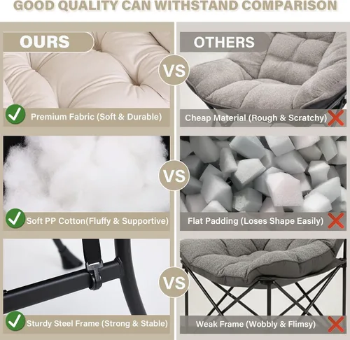 Vista 7 de Silla perezosa con otomana, silla de descanso moderna y grande con reposabrazos y bolsillo lateral, sillón tapizado de ocio con silla de lectura