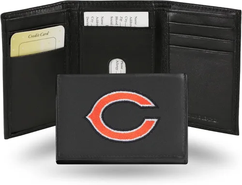 Vista 29 de Rico Industries NFL Football Embroidered Tri-fold Wallet