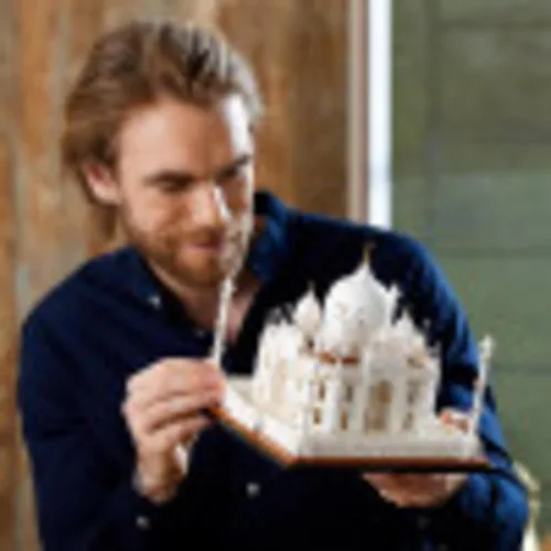 Vista 2 de LEGO Architecture Taj Mahal 21056 Set de Construcción - Colección de Monumentos, Modelo para Exhibición, Idea de Regalo de Decoración del Hogar