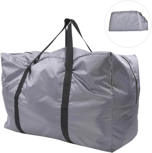Vista 2 de so - Bolsa de transporte plegable grande, multifuncional, para kayak, barco, canoa, mar, pesca, rafting, natación, campamento (gris)