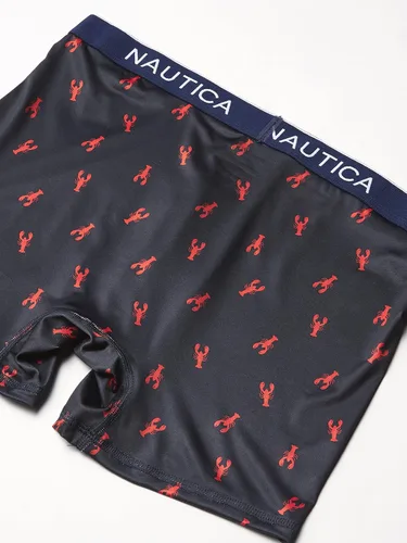 Vista 3 de Nautica - Paquete de 4 calzoncillos tipo bóxer micro para hombre