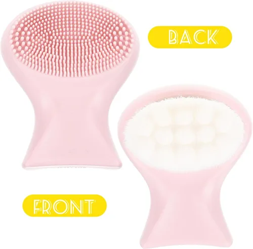 Vista 4 de Beaupretty Cepillo de limpieza facial de silicona de doble cara Cepillo limpiador facial Cepillo de lavado facial Cepillo de limpieza facial Cepillo