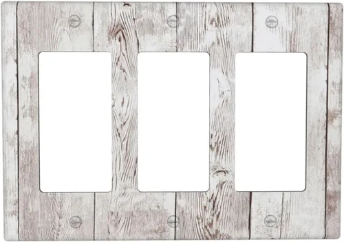 Vista 84 de Decorative Outlet Covers Blue Background White Cat Daisy Floral 2-Gang 1-Gang Wall Plate Single Toggle/Rocker Farmhouse Style Light Switch Covers
